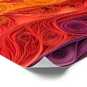 Poster Doberman Quitter Art Chien Portrait (Coin)