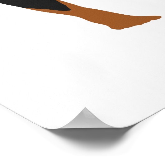 Poster DoberMan Superhero/Imprimer 2 Modèle (Coin)