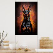 Poster Dobermann (Cuisine)