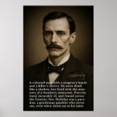 Poster Doc Holliday - Messieurs, Joueur, Gunfighter (Devant)