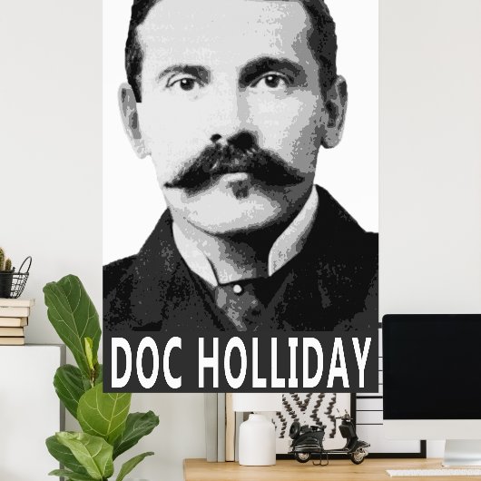 POSTER DOC HOLLIDAY OLD WEST LEGEND (Bureau à domicile)