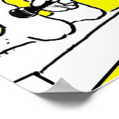 Poster Docteur avec stéthoscope (Coin)