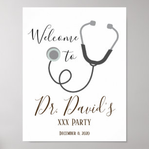Poster Docteur, infirmière, hôpital