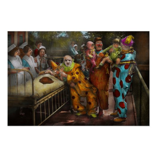 Poster Docteur - Peur des clowns 1923 (Devant)