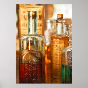 Poster Docteur - remèdes pour l'enrouement