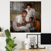 Poster Doctor - Pediatrician - From the heart 1942 (Bureau à domicile)