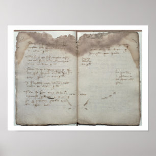 Poster Documents mercantiles, lettre d'acceptation de cha