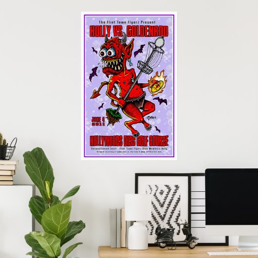 Poster DOD - Disk Golf (Bureau à domicile)