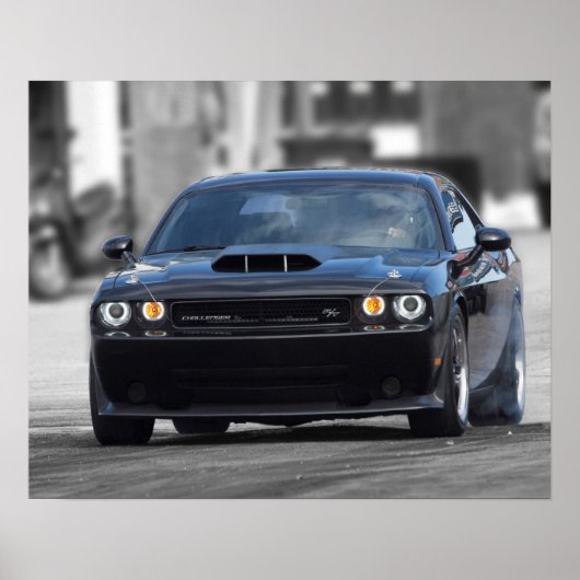 Poster Dodge Challenger (Devant)