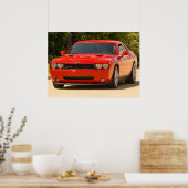 Poster Dodge Challenger (Cuisine)