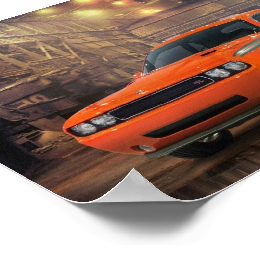Poster Dodge Challenger (Coin)