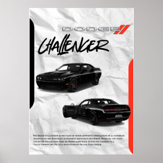 Poster Dodge Challenger