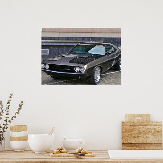 Poster Dodge Challenger 1970 (Cuisine)