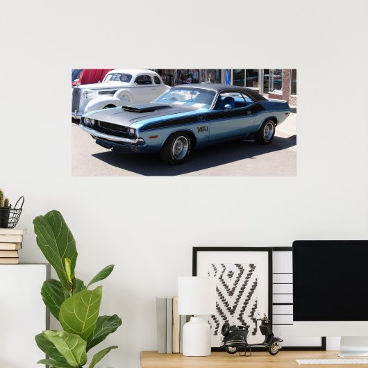 Poster Dodge Challenger 1970 (Bureau à domicile)