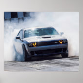 Poster Dodge Challenger Hellcat (Devant)