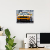 Poster Dodge Challenger SRT (Bureau à domicile)