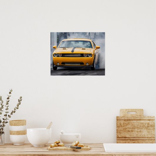 Poster Dodge Challenger SRT (Cuisine)