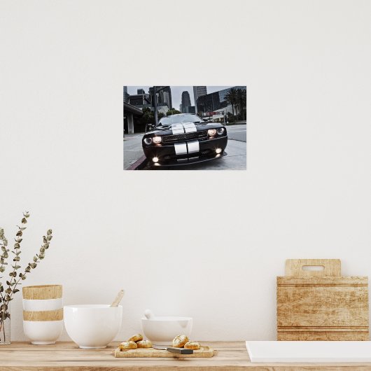 Poster Dodge Challenger SRT (Cuisine)