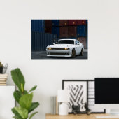 Poster Dodge Challenger SRT (Bureau à domicile)