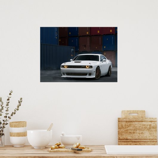 Poster Dodge Challenger SRT (Cuisine)