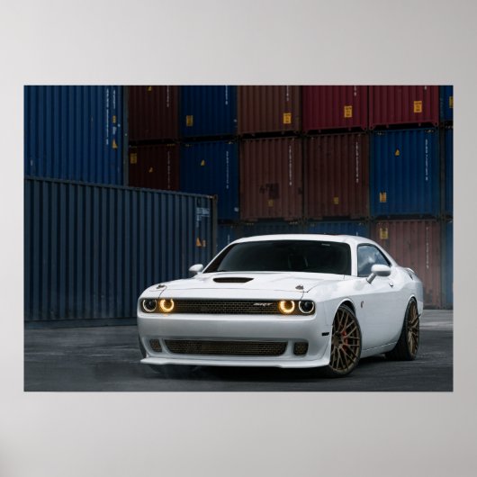 Poster Dodge Challenger SRT (Devant)