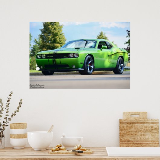 Poster Dodge Challenger SRT8 392 (Cuisine)