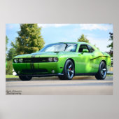 Poster Dodge Challenger SRT8 392 (Devant)