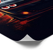 Poster Dodge Challenger SRT Demon Sports Car 2018 (Coin)