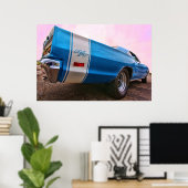 Poster Dodge Coronet 1969 R/T (Bureau à domicile)