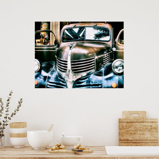 Poster Dodge dans le style (Cuisine)