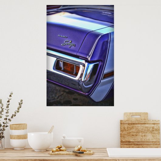 Poster Dodge Dart Swinger 1970 (Cuisine)