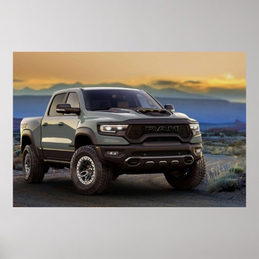 Poster Dodge Ram 1500 TRX (Devant)