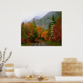 Poster Dodge Road Imprimer avec texte écrit (Cuisine)