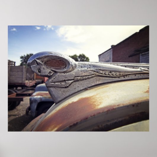 POSTER DODGE TRUCK HOOD ORNAMENT 1949 (Devant)
