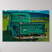 Poster Dodge vert (Devant)