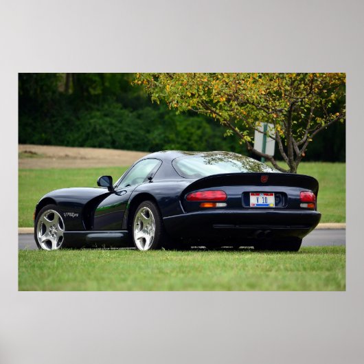 Poster Dodge Viper GTS (Devant)