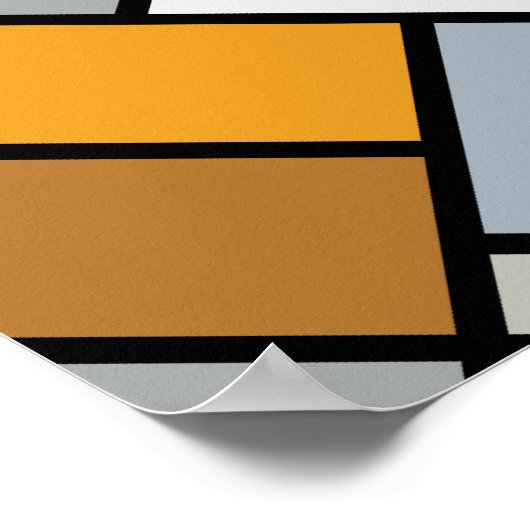 Poster Doesburg - Contra-Composition des dissonances (Coin)