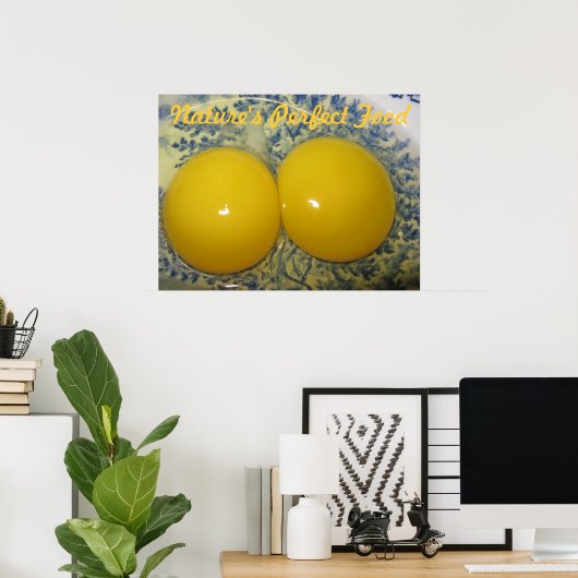 Poster d'oeufs (Bureau à domicile)