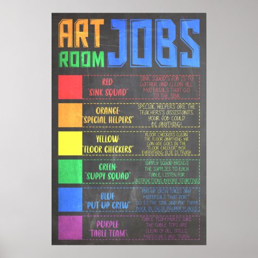 Poster d'offres d'emploi Art Room (Devant)