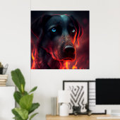 Poster Dog (Bureau à domicile)