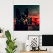Poster Dog (Bureau à domicile)