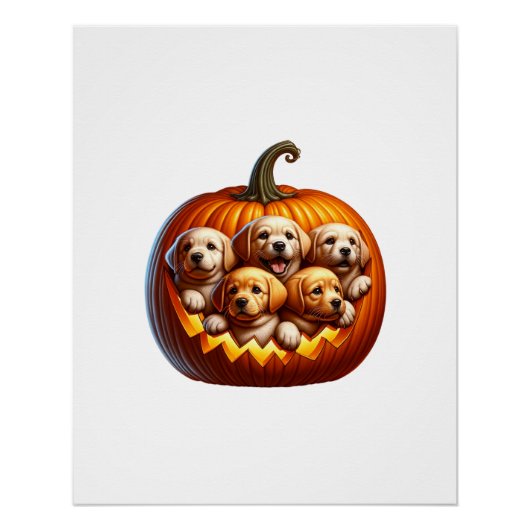 Poster Dog Halloween (Devant)