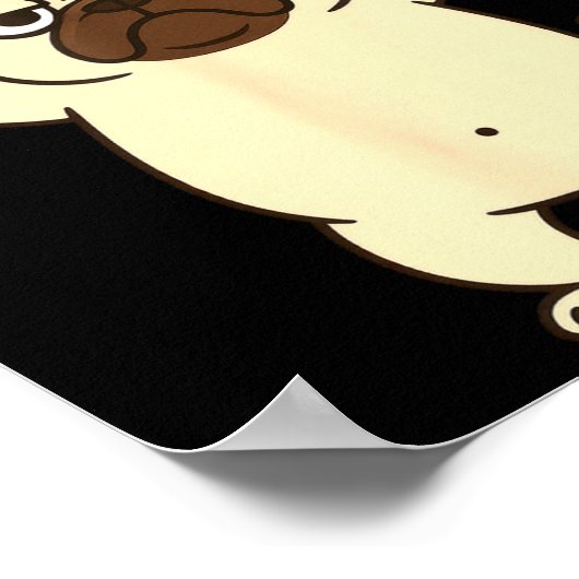 Poster Dog Pug Funny 67 Meme Six Seven  (Coin)