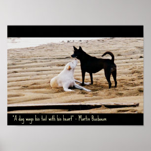 Poster Dog Quote