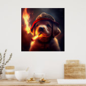 Poster Dog rouge (Cuisine)