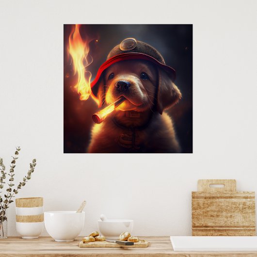 Poster Dog rouge (Cuisine)