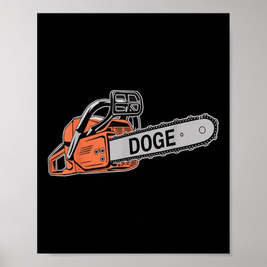 Poster Doge Chainsaw D.o.g.e Saw (Devant)