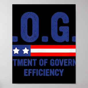 Poster Doge D.o.p.e. Ministère de l'Efficacité gouverneme