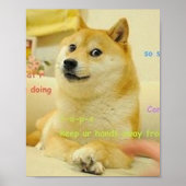 Poster Doge Meme (Devant)