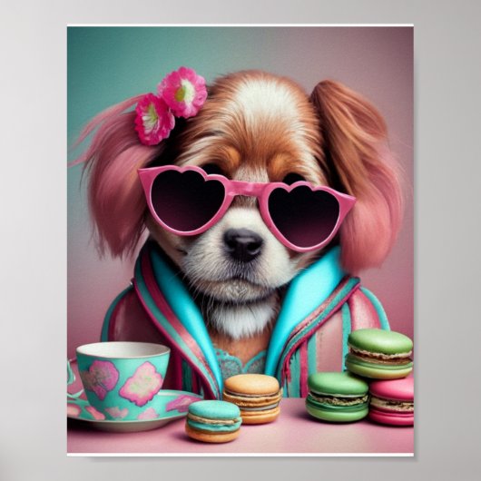 Poster Doggie et cookies Artwork Fusion Imprimer (Devant)